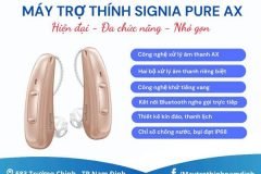 Máy Trợ Thính SIGNIA PURE AX – Hiện đại, Đa chức năng, Nhỏ gọn