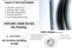 Cáp điều khiển không lưới Altek Kabel CT-500 3G0.5QMM Đà Nẵng, Hà Nội, Hồ Chí Mi