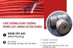 Cáp điện chống cháy chống nhiễu 2x1.0 Altek Kabel Hải Phòng, Lào Cai, Quảng Ninh