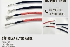 Cáp Solar 4mm Altek Kabel – Chuyên dùng cho hệ thống điện mặt trời