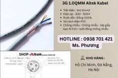 Cáp điều khiển có lưới SH-500 3G 1.0QMM Altek Kabel Đà Nẵng, Hà Nội, Hồ Chí Minh