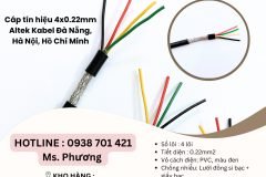 Cáp tín hiệu 4x0.22mm Altek Kabel Đà Nẵng, Hà Nội, Hồ Chí Minh