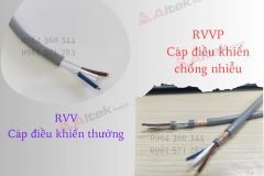 Cáp điều khiển, cáp tín hiệu 2x0.5, 2x0.75, 2x1.0, 2x1.5 Altek Kabel