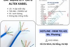 Cáp mạng UTP Cat6 Altek Kabel tại Đà Nẵng, Hà Nội, Hồ Chí Minh