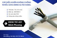 Cáp điều khiển không lưới chống nhiễu 10x0.5mm2 – Giải pháp tiết kiệm