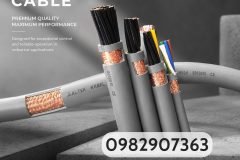 Cáp điều khiển đồng mềm 8 lõi vỏ PVC xám Altek Kabel