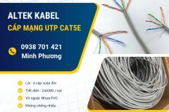 Cáp mạng không chống nhiễu UTP CAT5e giá tốt cho camera và internet