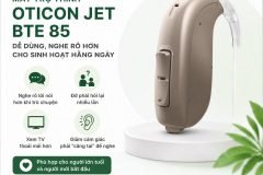 Máy trợ thính Oticon Jet BTE 85 – dễ dùng, nghe rõ hơn cho sinh hoạt hàng ngày