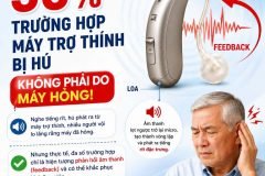 90% TRƯỜNG HỢP MÁY TRỢ THÍNH BỊ HÚ KHÔNG PHẢI DO MÁY HỎNG!