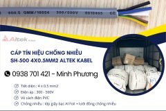 Cáp tín hiệu chống nhiễu SH-500 4x0.5mm2 Altek Kabel Đà Nẵng, Hải Phòng, Cần Thơ