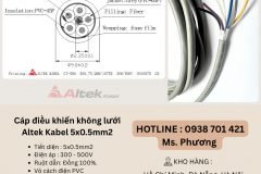 Cáp điều khiển không lưới chống nhiễu Altek Kabel 5x0.5mm2 Đà Nẵng, Hồ Chí Minh,