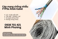 Cáp mạng chống nhiễu FTP5e giao ngay Ninh Thuận, Bình Thuận, Kon Tum