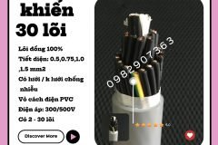 Cáp Điều Khiển 30 Lõi Altek Kabel – Giải Pháp Truyền Tín Hiệu Ổn Định