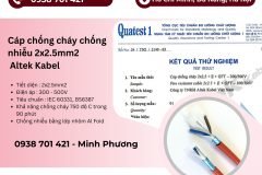 Cáp chống cháy chống nhiễu Altek Kabel 2x2.5mm2 Đà Nẵng, Huế, Thanh Hóa