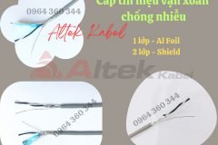 Cáp tín hiệu chống nhiễu vặn xoắn 18awg 1pair/2pair/3pair/4pair