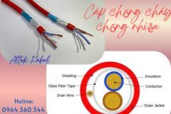 Cáp báo cháy chống cháy chống nhiễu 2x1.5 sẵn kho