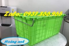 Tại đây bán sọt có quai sắt, sọt nhựa nguyên sinh, cung cấp sọt quai să