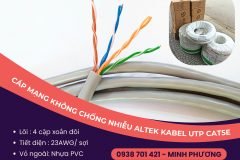 Cáp mạng không chống nhiễu UTP cat5e Altek Kabel Đà Nẵng, Quảng Ngãi, Quảng Bình