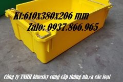 khay nhựa, hộp nhựa cơ khí , khay nhựa, thùng nhựa bít có quai sắt