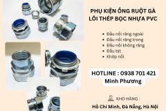 Phụ kiện ống ruột gà lõi thép bọc nhựa PVC Đà Nẵng, Hà Nội, Quảng Bình
