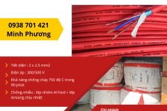 Cáp chống cháy chống nhiễu 2x2.5mm2 Altek Kabel sẵn kho Đà Nẵng, Hồ Chí Minh, Hà