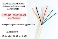 Cáp Báo Cháy không chống nhiễu 6×0.22mm² Altek Kabel