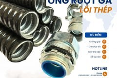 Ống ruột gà lõi thép cho công trình cơ điện