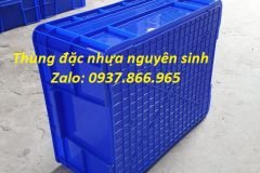 Thùng đặc nguyên sinh nhập khẩu, thùng cơ khí có nắp đậy, thùng nhựa