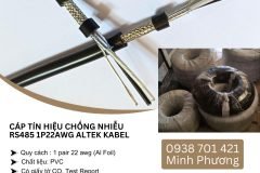 Cáp tín hiệu RS485 vặn xoắn chống nhiễu 1p22awg Thanh Hóa, Nghệ An, Hà Tĩnh