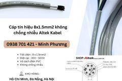 Cáp tín hiệu 8x1.5mm2 không chống nhiễu Altek Kabel Đà Nẵng, Hà Nội, Quảng Trị