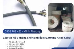 Cáp tín hiệu không chống nhiễu 5x1.0mm2 Altek Kabel Đà Nẵng, Khánh Hòa, Đắk Lắk