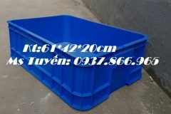 Thùng nhựa nguyên sinh HPDE, khay nhựa chịu va đập, thùng bít đựng đồ t