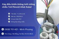 Cáp tín hiệu không lưới Altek Kabel 7x0.75mm2 kho tại Đà Nẵng, Hà Nội, HCM