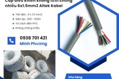 Cáp điều khiển không lưới chống nhiễu 6x1.5 Altek Kabel phân phối toàn quốc