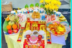 Ý Nghĩa Xôi Gấc Chữ Phúc Trên Mâm Cúng Truyền Thống Việt