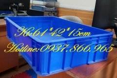 Thùng nhựa có nắp đậy, thùng HPDE nguyên sinh, khay nhựa, thùng nhựa bi
