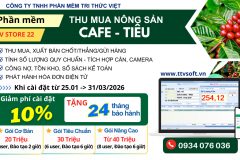 GIẢI PHÁP QUẢN LÝ THU MUA NÔNG SẢN CHO DOANH NGHIỆP CÀ PHÊ & TIÊU