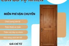 Cửa Gỗ Tự Nhiên: Lựa Chọn Đẳng Cấp Khẳng Định Giá Trị Không Gian Sống
