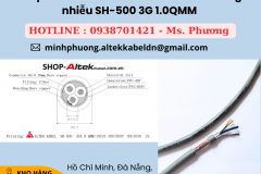 Cáp điều khiển Altek kabel có lưới chống nhiễu SH-500 3G 1.0QMM