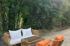 Bàn ghế sofa mây nhựa giá rẻ