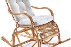 Ghế thư giãn bập bênh mây tự nhiên nhỏ gọn