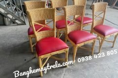 Ghế mây tự nhiên lưng cao