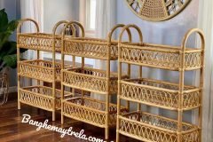 Kệ mây tự nhiên decor trang trí nhà cửa