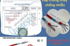 Hàng sẵn kho - Cáp tín hiệu chống cháy, chống nhiễu (Al Foil)