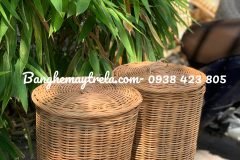 Sọt tròn đựng đồ mây tự nhiên