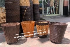 Giỏ nhựa giả mây đựng đồ