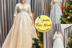Váy cưới bigsize cho nàng kén chọn cũng phải mê