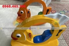 Bập bênh lò xo trẻ em, bập bênh sắt trẻ mầm non, bập bênh thiên nga