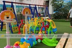 Băng ghế thể dục mầm non, ván trượt dốc mầm non