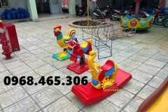 Bập bênh con cá, con ngựa nhựa composite trẻ em